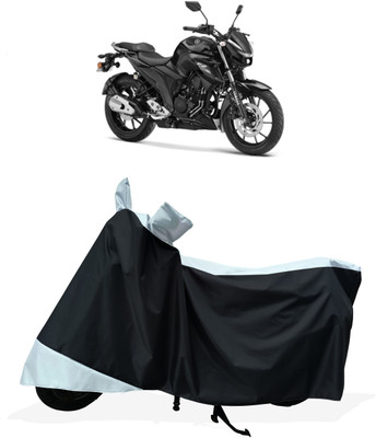 Tricway Two Wheeler Cover for Yamaha(FZ-25 BS6, White)