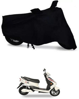 DeepShakshi AUTOMOTIVE Waterproof Two Wheeler Cover for Okinawa(R30 electric scooter, Black)