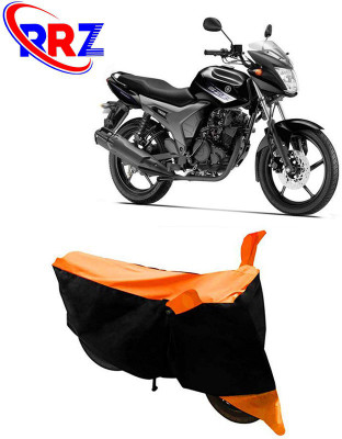 RRZ Waterproof Two Wheeler Cover for Yamaha(SZ-S, Black, Orange)