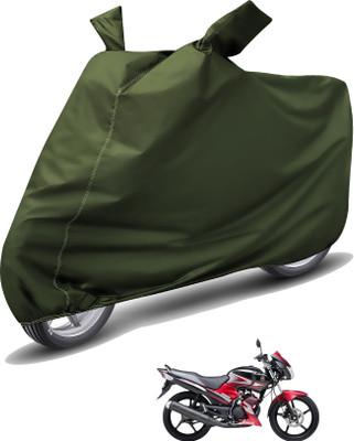 Caronix Waterproof Two Wheeler Cover for Yamaha(SS 125, Green)