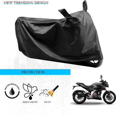 ANTHUB Waterproof Two Wheeler Cover for Bajaj(Pulsar 180NS, Black)