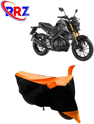 RRZ Waterproof Two Wheeler Cover for Yamaha(MT-15, Black, Orange)
