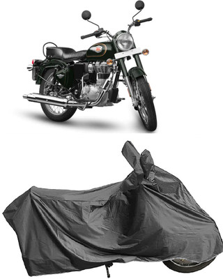 DIGGU Two Wheeler Cover for Royal Enfield(Standardv BS6, Grey)