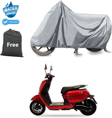 CODOKI Waterproof Two Wheeler Cover for Okinawa(Lite, Silver)