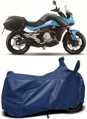 RKDS Healthcare Waterproof Two Wheeler Cover for CFMoto(650MT, Blue)