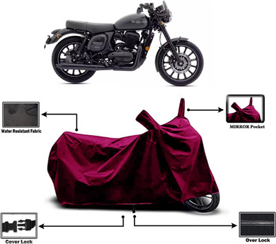 Amexride Two Wheeler Cover for JAWA(42, Maroon)