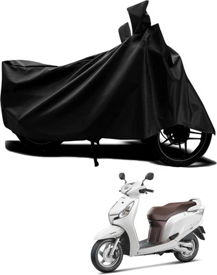 AASHTIK MART Two Wheeler Cover for Honda(Aviator, Black)