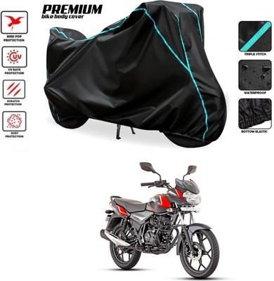 SThanaveX Waterproof Two Wheeler Cover for Bajaj(Discover 110, Black)