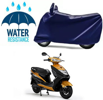 Mdstar Waterproof Two Wheeler Cover for Ampere(REO, Blue)