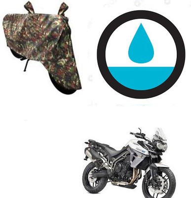 DeepShakshi AUTOMOTIVE Waterproof Two Wheeler Cover for Triumph(Tiger 800 XR, Multicolor)