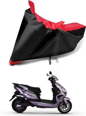 RideXpert Waterproof Two Wheeler Cover for Okinawa(i-Praise, Black, Orange)