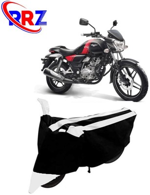 RRZ Waterproof Two Wheeler Cover for Bajaj(V 150, Black, White)