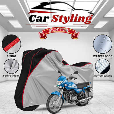 Car Styling Waterproof Two Wheeler Cover for Hero(HF Deluxe, Multicolor)