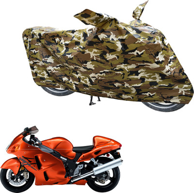 RiderShine Waterproof Two Wheeler Cover for Suzuki(GSX R1300 Hayabusa, Multicolor)