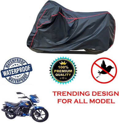 Varnwal E Commerce Waterproof Two Wheeler Cover for TVS(Flame SR125, Black)