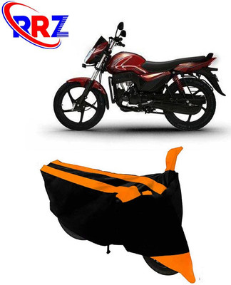 RRZ Waterproof Two Wheeler Cover for Mahindra(Mojo UT 300, Black, Orange)