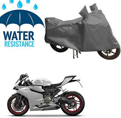 MMSSTAR Waterproof Two Wheeler Cover for Ducati(899 Panigale, Grey)