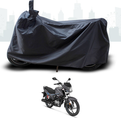 DeepShakshi AUTOMOTIVE Two Wheeler Cover for Hero(Glamour BS6, Black)