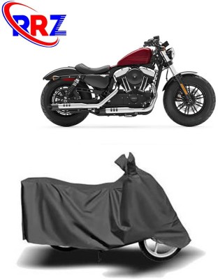 RRZ Waterproof Two Wheeler Cover for Harley Davidson(Forty Eight, Grey)