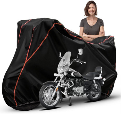 Car Styling Waterproof Two Wheeler Cover for Bajaj(Avenger Cruise 220 BS6, Black, Red, Multicolor)