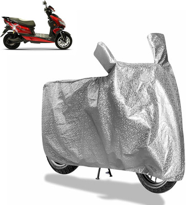 aksmit Waterproof Two Wheeler Cover for Okinawa(i-Praise, Silver)