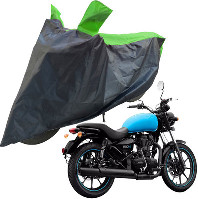 RiderShine Two Wheeler Cover for Royal Enfield(Thunderbird 500, Black, Green)