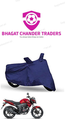 bhagat chander traders Waterproof Two Wheeler Cover for Honda(CB Trigger, Blue)