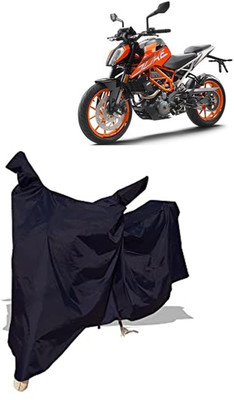 Amexride Two Wheeler Cover for KTM(Duke 390 ABS, Black)