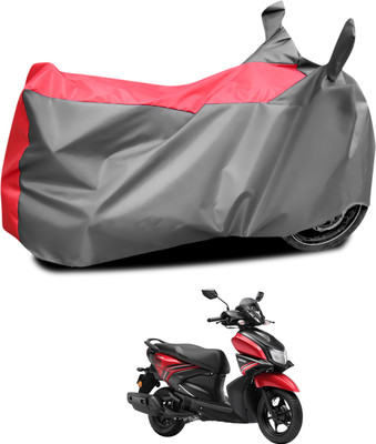 CODOKI Waterproof Two Wheeler Cover for Yamaha(Ray ZR, Grey, Red)