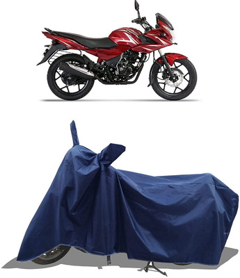 AASHTIK MART Two Wheeler Cover for Bajaj(Discover 150 f, Blue)