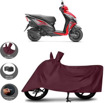 WMIZEXA Waterproof Two Wheeler Cover for Honda(Dio, Maroon)