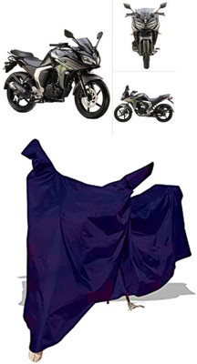 Amexride Two Wheeler Cover for Yamaha(Fazer, Blue)