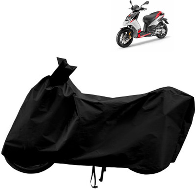 Horseyaart Waterproof Two Wheeler Cover for Aprilia(SR 125, Black)