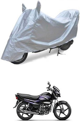 THE REAL ARV Waterproof Two Wheeler Cover for Hero(Silver)
