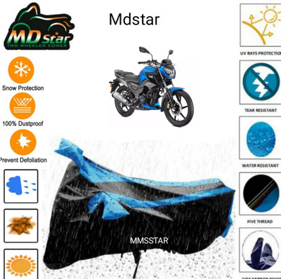 Mdstar Waterproof Two Wheeler Cover for Yamaha(YZF R3 BS6, Blue)