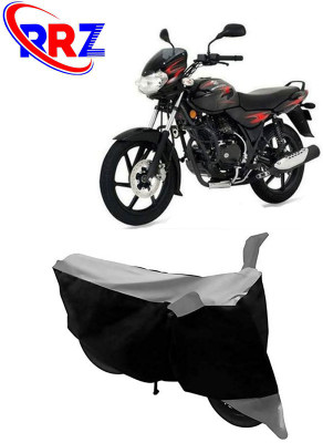 RRZ Waterproof Two Wheeler Cover for Bajaj(Discover 125 DTS-i, Black, Grey)