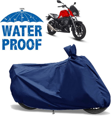 AutoGalaxy Waterproof Two Wheeler Cover for Mahindra(MOJO XT 300, Blue)