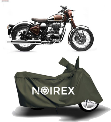 NOIREX Two Wheeler Cover for Royal Enfield(Bullet 500, Green)
