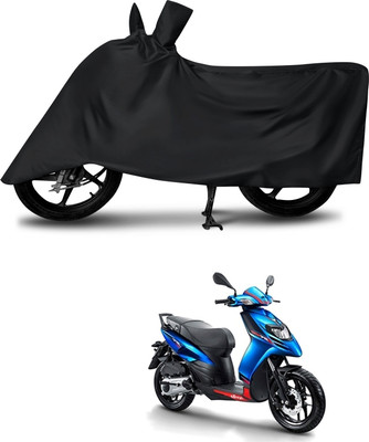 DeepShakshi AUTOMOTIVE Waterproof Two Wheeler Cover for Aprilia(SR 125, Black)