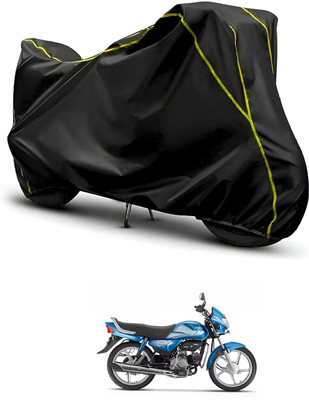 CODOKI Waterproof Two Wheeler Cover for Hero(HF Deluxe i3s, Black, Black)