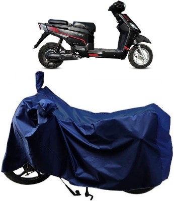 MMSSTAR Waterproof Two Wheeler Cover for Hero(Electric, Blue)