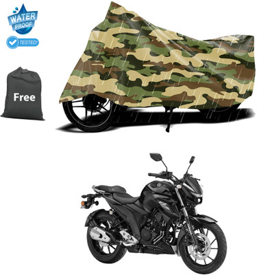 CODOKI Waterproof Two Wheeler Cover for Yamaha(FZ 25, Yellow)
