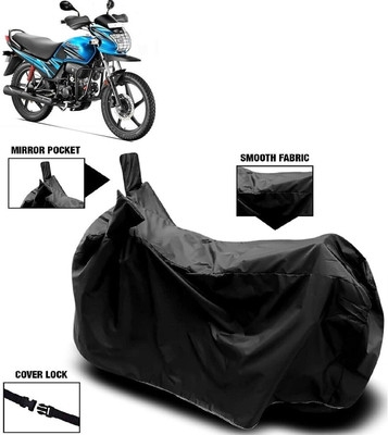 DeepShakshi AUTOMOTIVE Two Wheeler Cover for Hero(Passion Pro TR, Black)