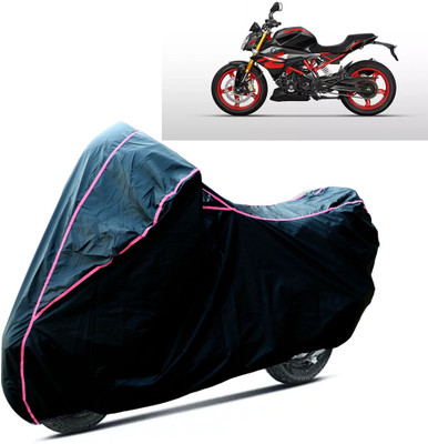 GGK RANTAL Waterproof Two Wheeler Cover for BMW(G 310 R, Black)