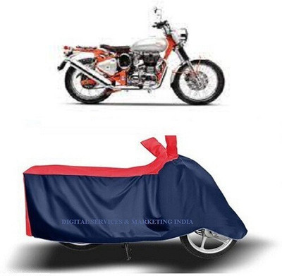 DeepShakshi AUTOMOTIVE Waterproof Two Wheeler Cover for Royal Enfield(Bullet Trials 350, Blue)