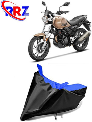 RRZ Waterproof Two Wheeler Cover for Hero(Xpulse 200T, Black, Blue)