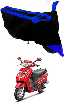MMSSTAR Waterproof Two Wheeler Cover for Hero(Duet 125CC, Blue, Black)