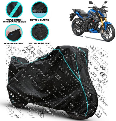 kerwa Waterproof Two Wheeler Cover for Honda(Hornet 2.0, Black)