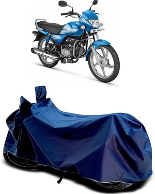 KEDIT Two Wheeler Cover for Hero(HF Deluxe, Blue)