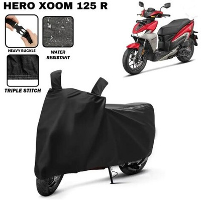 Tritika Waterproof Two Wheeler Cover for Hero(Activa 125, Black)